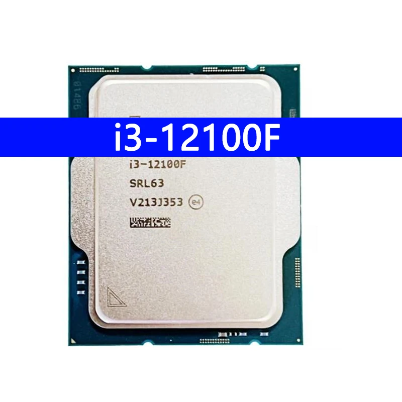 

i3-12100F 3.3GHz Quad-Core 8-Thread CPU Processor L3=12M 58W LGA 1700 I3 12100F