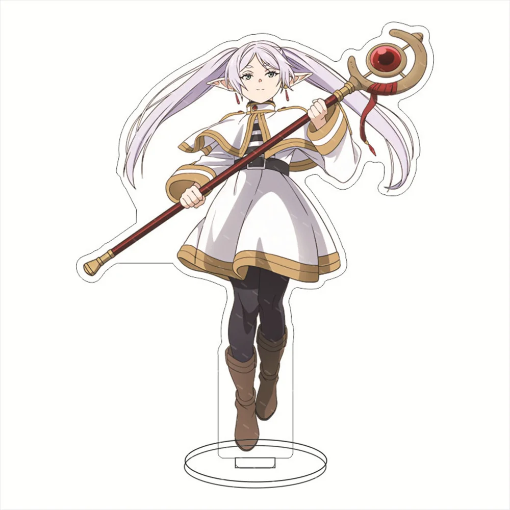 15cm Anime Frieren: Jenseits der Reise Ende Frieren an der Beerdigung Cosplay Figur Acryl Stand Modell Platte Schreibtisch Dekor Spielzeug Geschenk