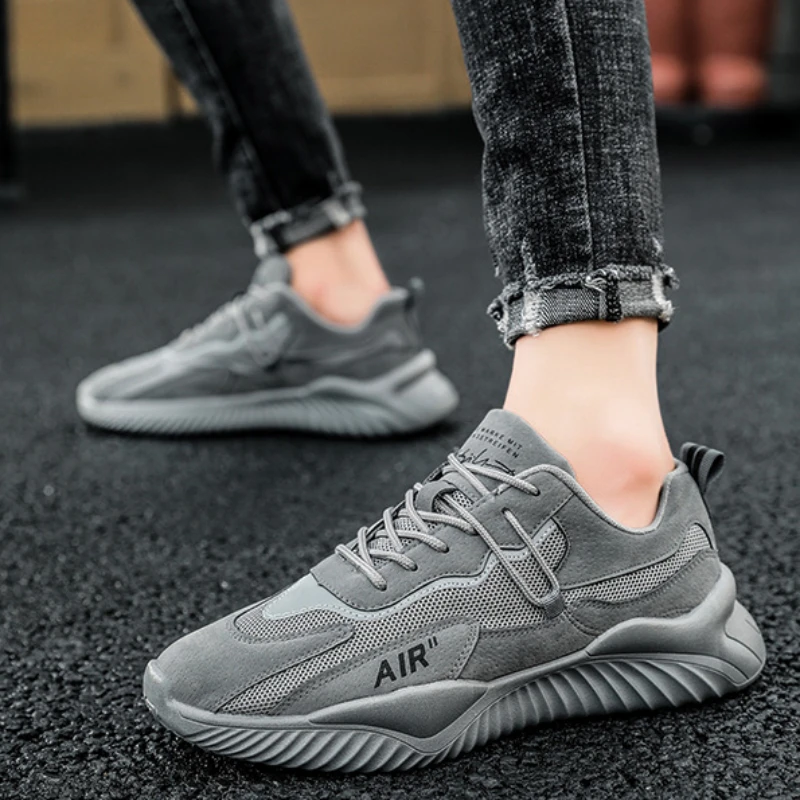 New Men Casual Shoes Breathable Mesh Sneakers 2024 Outdoor Walking Men\'s Footwear Male Running Sport Shoes Lace Up Walking Shoes