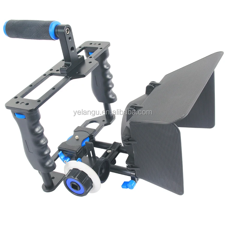 

YELANGU Handheld DSLR Video Camera Cage Kit C200 Professional Filming Equipment Sunshade Box