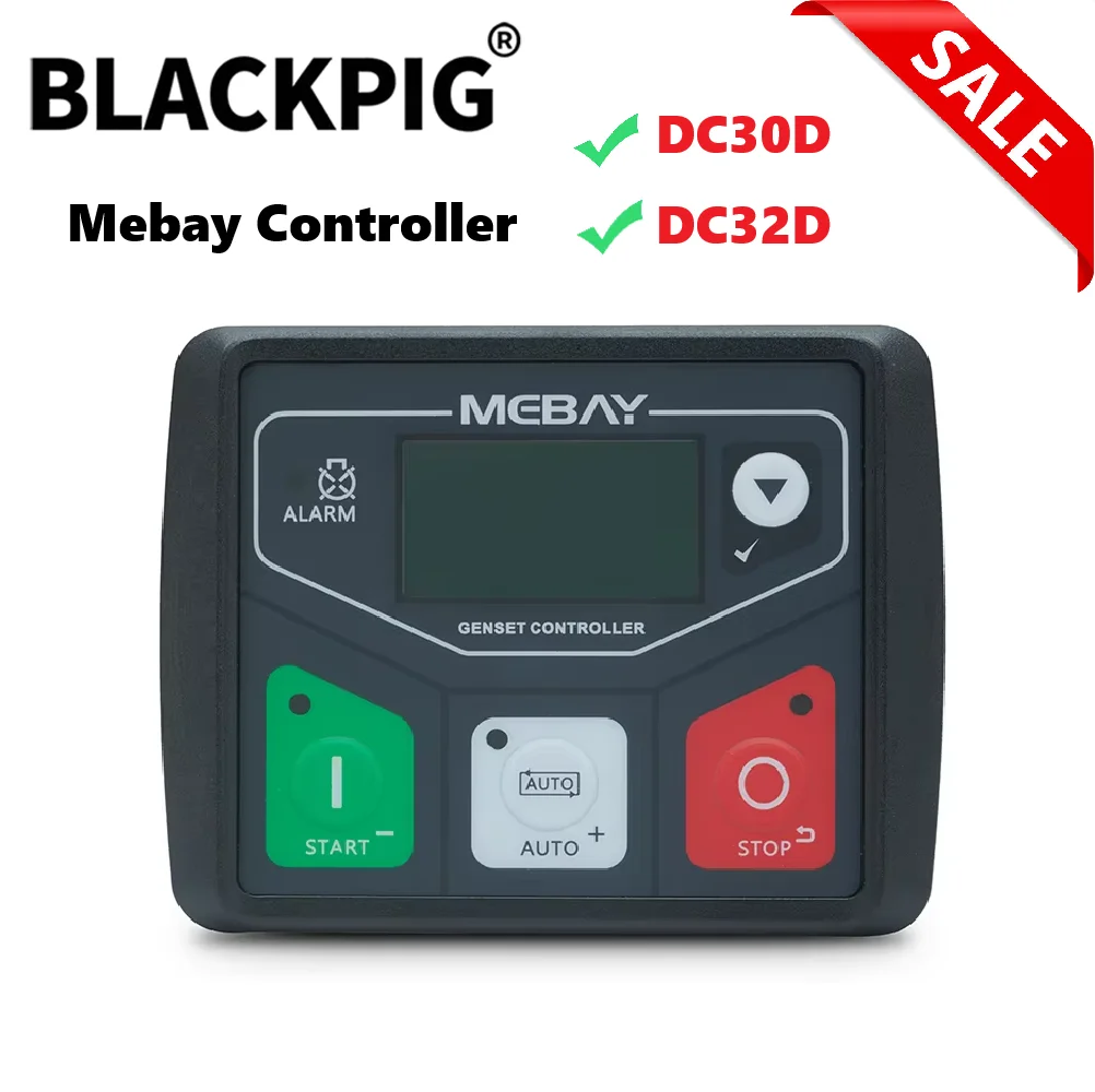 DC32D Mebay Controller Diesel Generator Start Stop Control Module USB Programmable Interface 0-5A Current Transformer DC30D