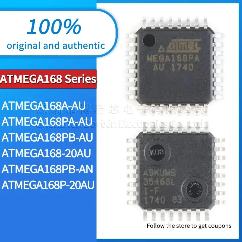 

ATMEGA168PA-AU ATMEGA168PB-AU ATMEGA168-20AU ATMEGA168P-20AU ATMEGA168PB-AN ATMEGA168A-AU original genuine