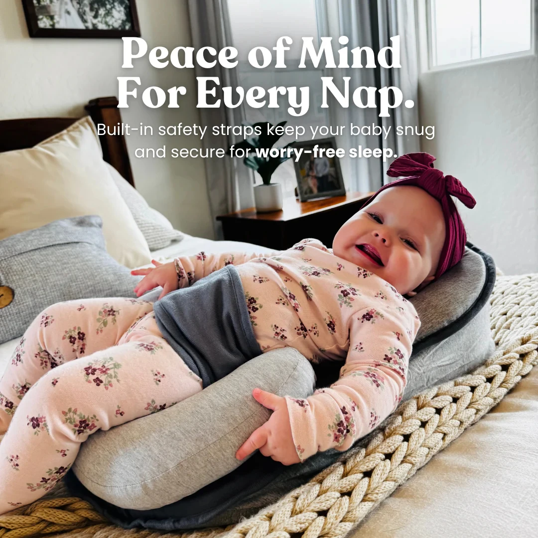 Newborn pillow, baby feeding artifact, nursing anti-overflow milk pillow, lying baby anti-spitting milk ramp pad