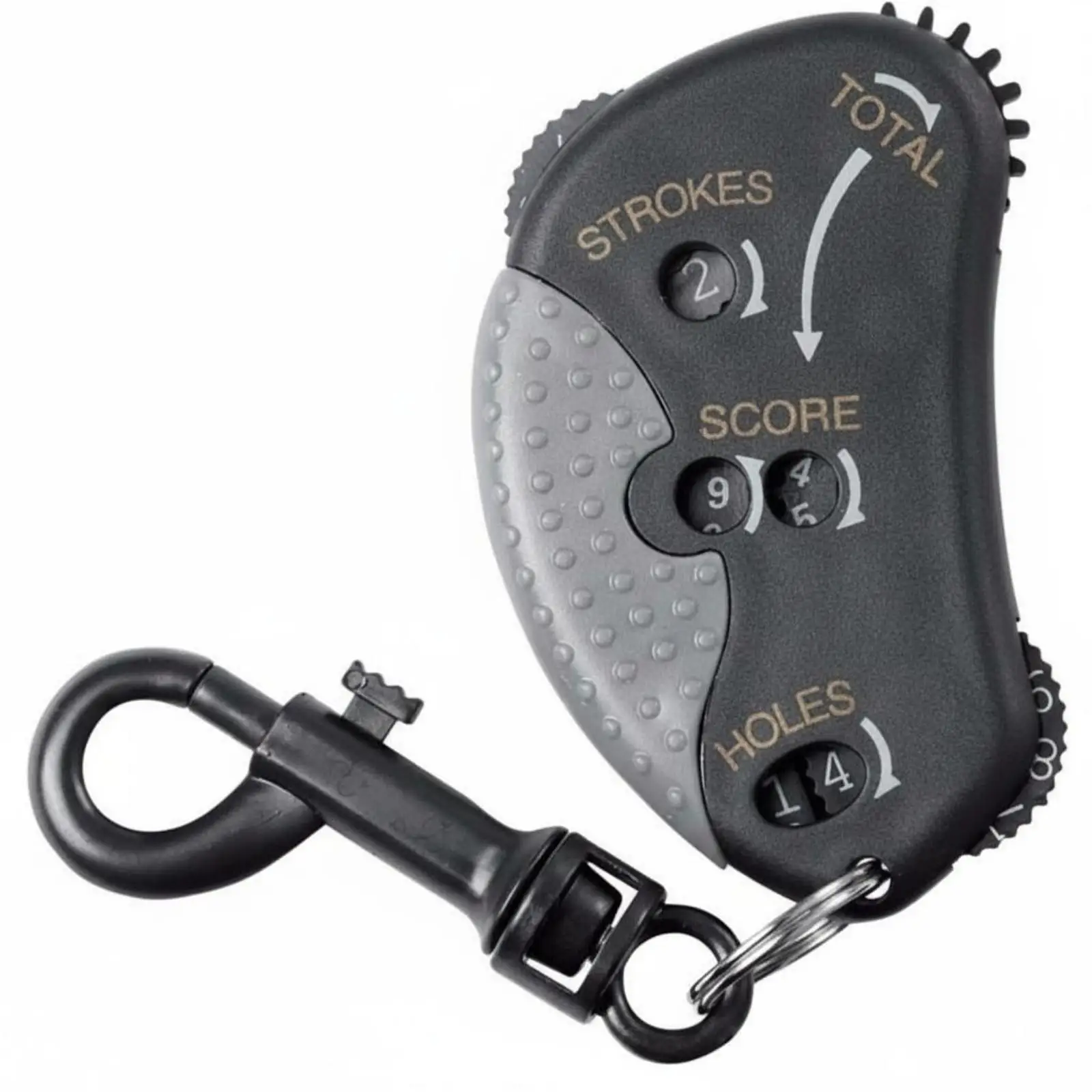 Golf Score Counter Textured Grip Attachable Golf Score Tracker Compact