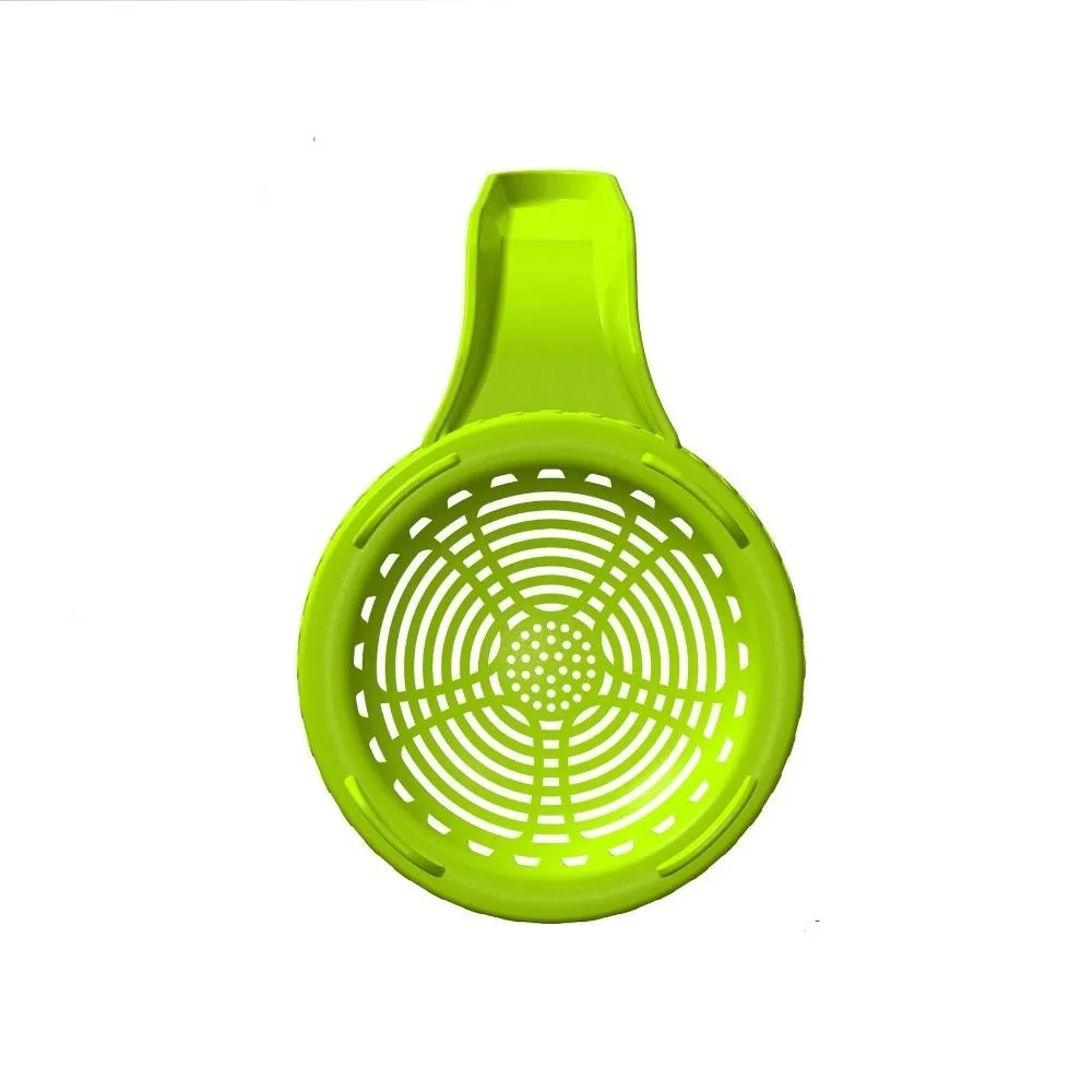 

Food Grade Plastic Sprouting lids Green Mesh Strainer Lid with handle 86mm Sprout Maker For Wide Mouth Mason Jars