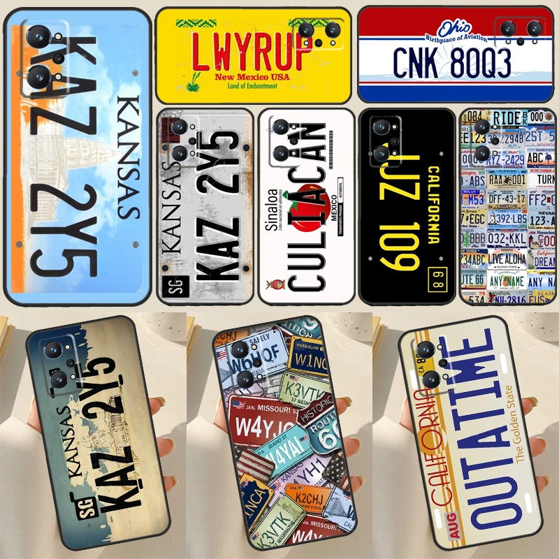 Supernatural License Plate For Realme C33 C55 C35 C31 C30 C21Y GT Neo 5 10 Pro Plus OnePlus 11 Nord CE 2 3 Lite Case