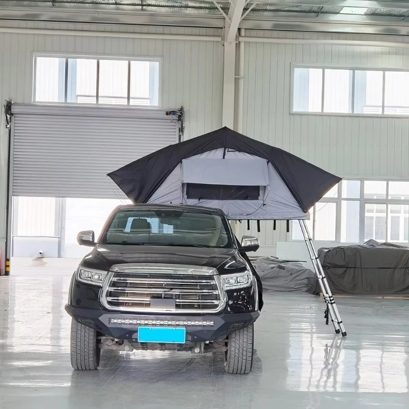 Diy and Customization Support Large Space 4 People Soft Roof Tent for Q5 Camping