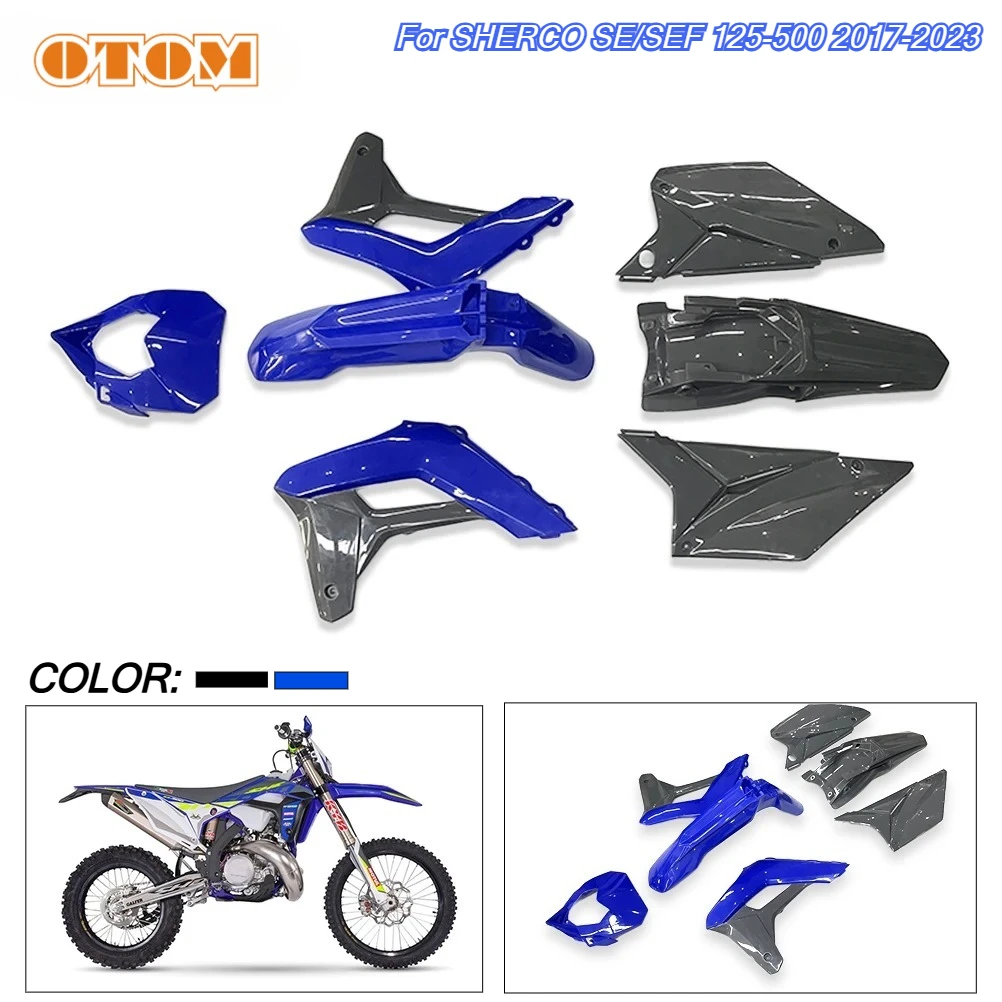 For SHERCO Motorcycle Full Plastic Kit Guard Cover Body Fairing Fender Panel Headlight Housing SE SEF 125 250 450 500 2017-2023