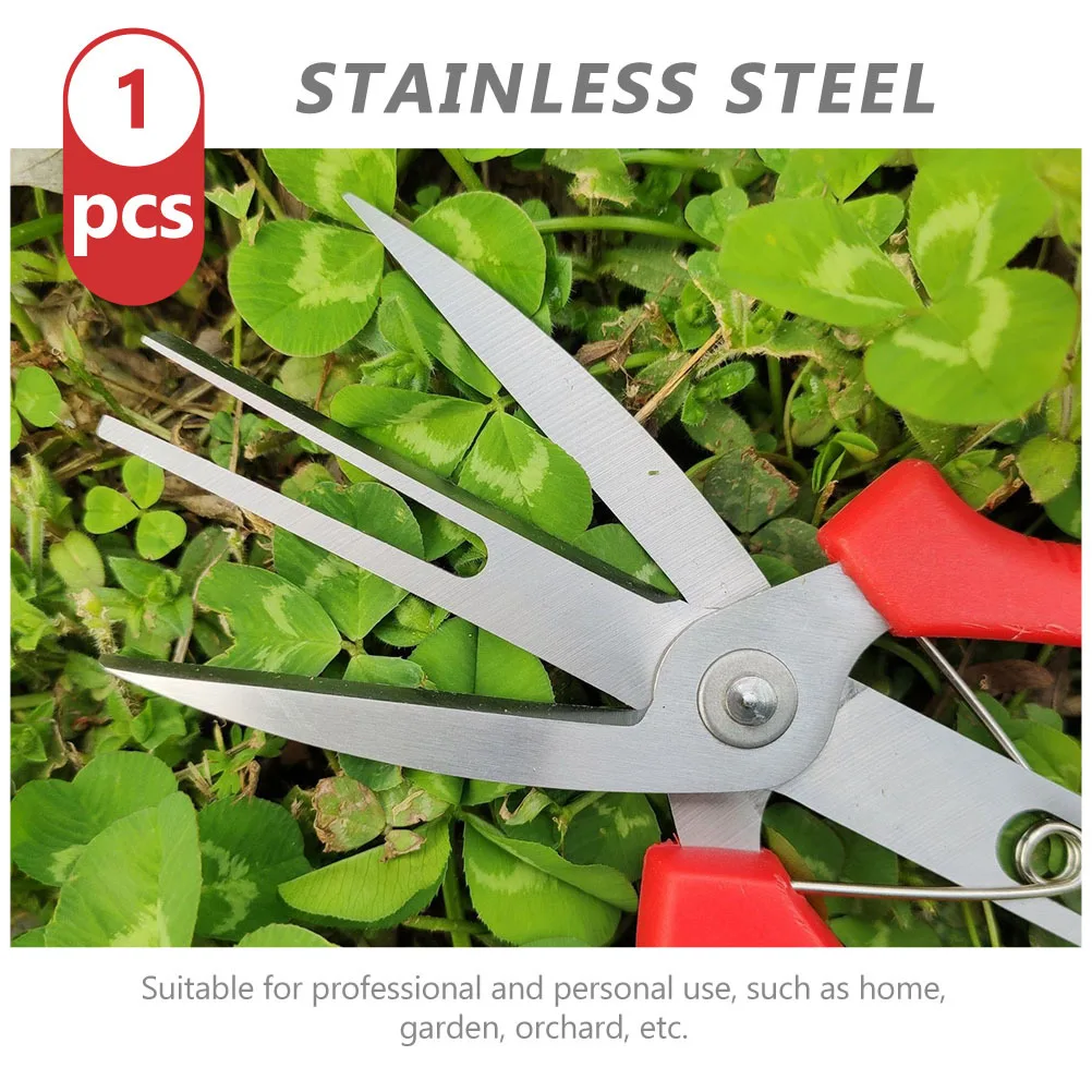 

1 шт. Ножницы для овощей и фруктов, двусторонние секаторы, портативные садовые инструменты для дома и сада