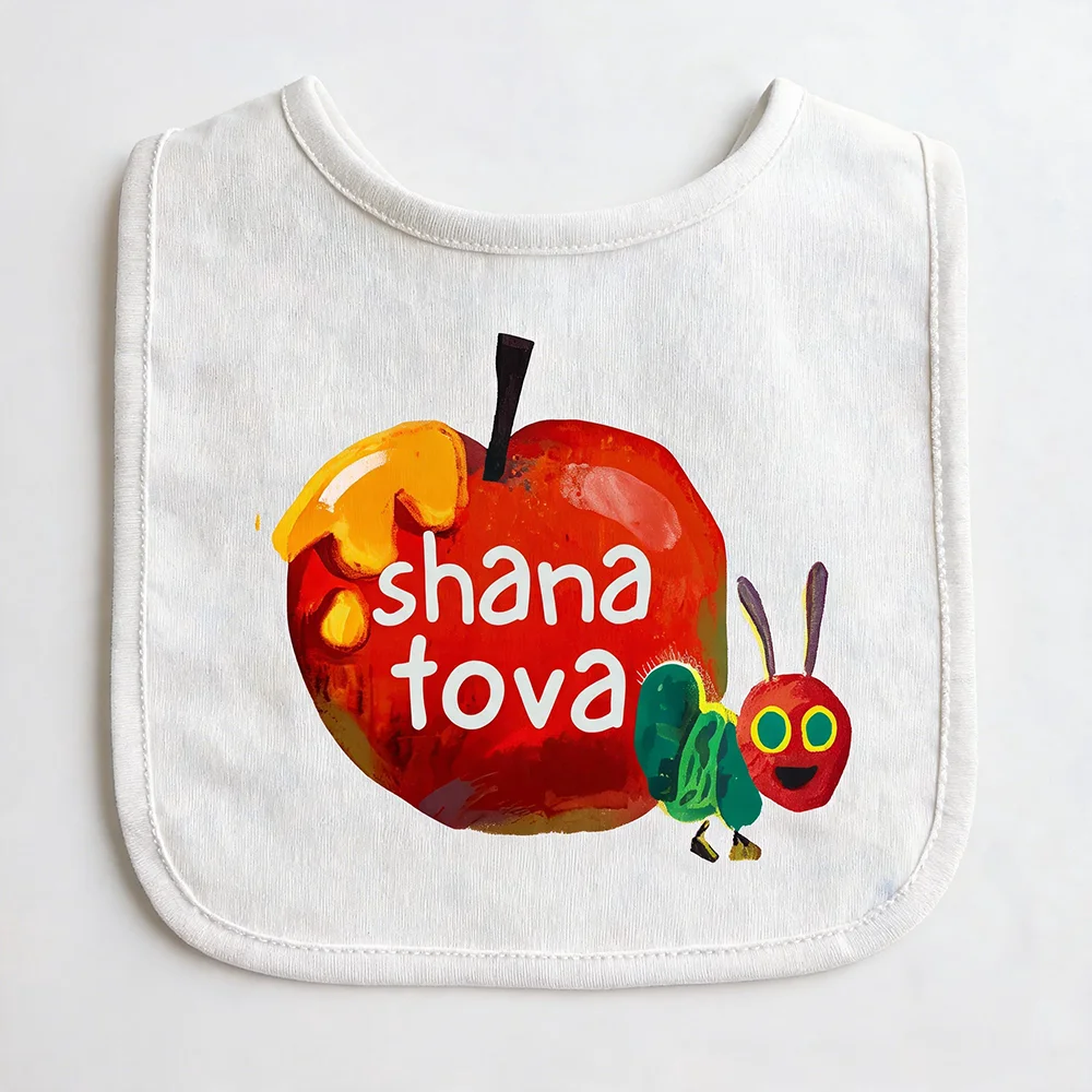 Babero para bebé Shana Tova, accesorio para bebé de Año Nuevo, conjunto para recién nacido, regalo para familia judía, decoración para la celebración del festival Rosh Hashanah