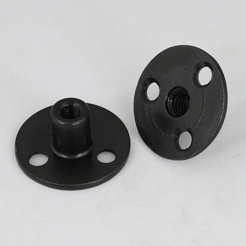 1pc M6/M8/M10/M12 zincato a tre fori piastra di ferro dado mobili in legno stecca dado di bloccaggio divano piede blocco strumento accessori