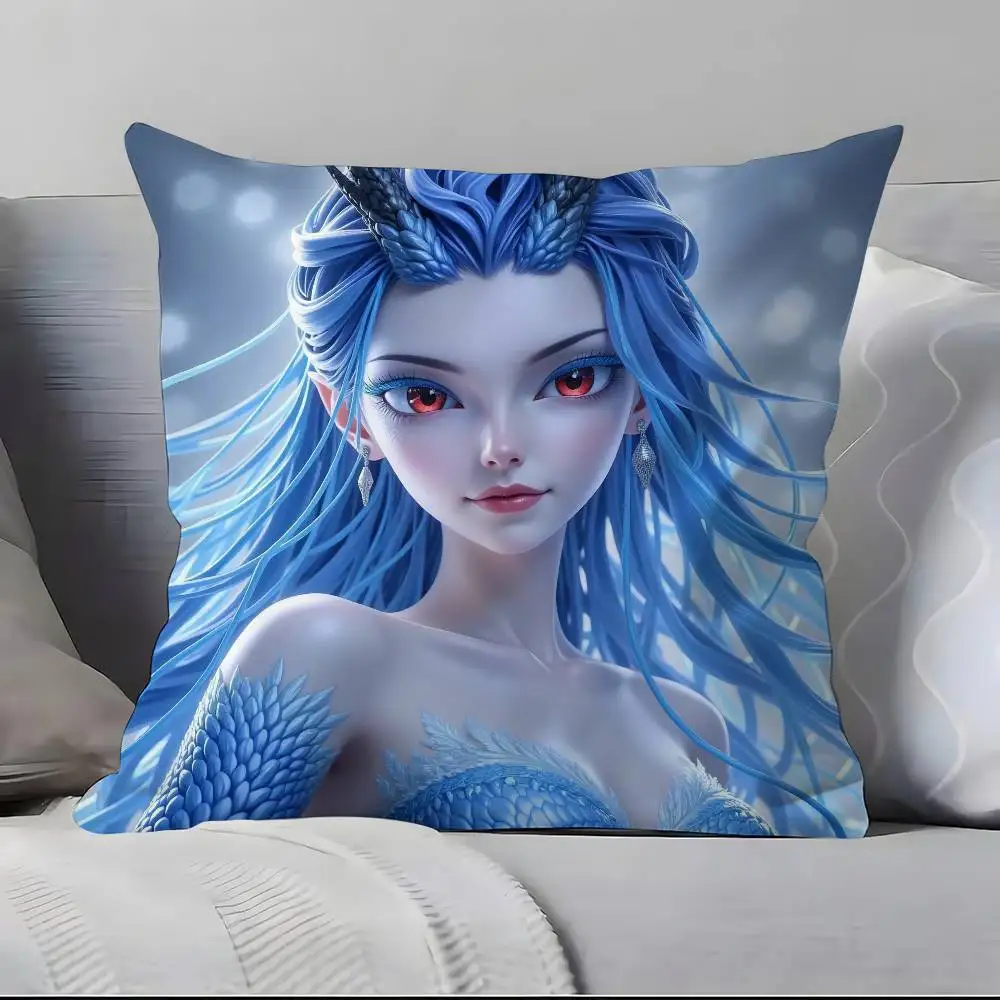 A S-S-Surname Anime Pillow Case Pillowcase Soft Skin Friendly & Comfortable With A Hidden Zipper