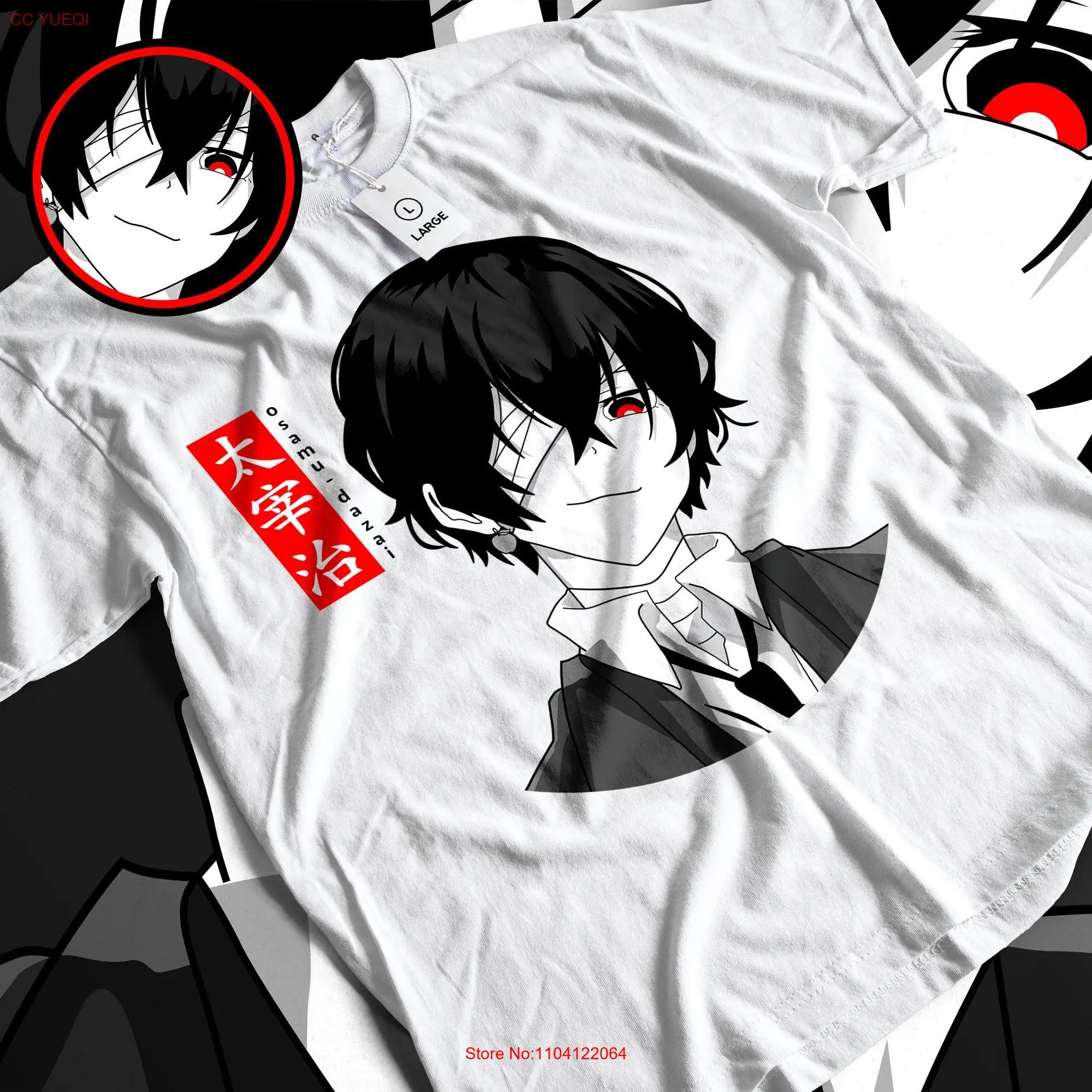 Mysterious Detective Agency T shirt Anime Manga Supernatural Japanese Art Inspired Apparel Otaku Streetwear Fashion Retro