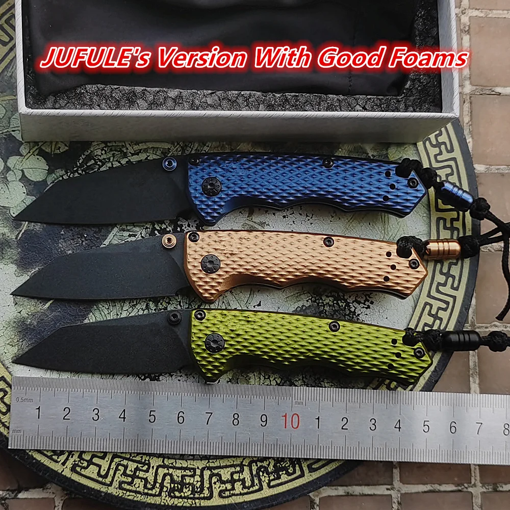 

JUFULE Full Immunity 290BK-2 290 Ball Bearing AXISL Aluminum Handle Mark M4 Pocket EDC Tool Camping Hunt Outdoor Folding Knife