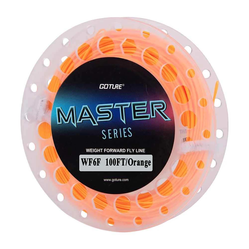 Goture MASTER Fly Fishing Line 100FT WF2F-WF10F Weight Forward Floating Professional Fly Main Line Fly Fishing Accessories