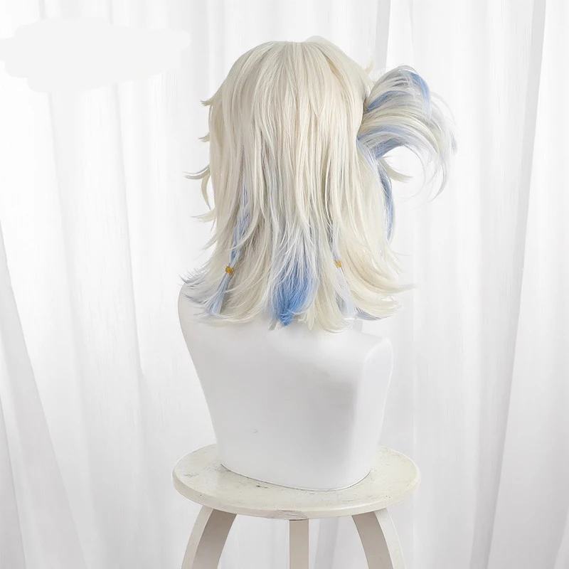 Identity V Amanda Gatiss Cosplay Wigs Adult 40cm Halloween Show Gatiss Amanda Cosplay Wig Heat Resistant Hair Party+ Wig Cap