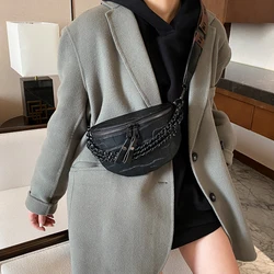 Luxury Brand Women Crossbody Chest Bag 2023 Winter Waist Bag Quality Leather Shoulder Bags Phone Packs Designer Chest Pack Purse