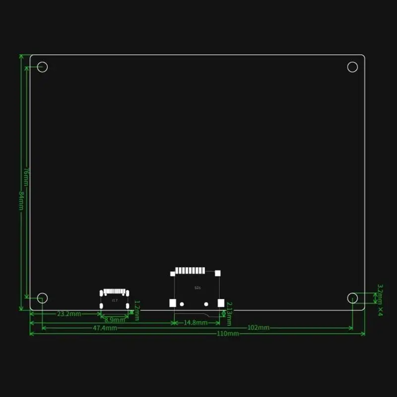 Makerbase MKS TinyBee Motherboard 32Bit Drucker Control Board ESP32 MCU Drucker Teile Fit für Touch Wifi WEB