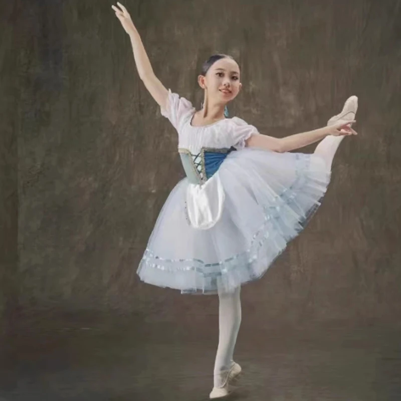 

Color Kids Classic Professional Ballet Tutu Red Swan Lake Pancake Tutu Ballerina Party Dance Costumes Girls Ballet Dress