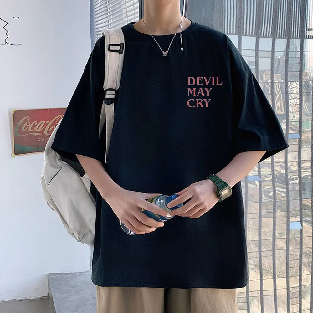 

Game Devil May Cry Vergil Graphic T-shirt Men Women Cosplay Otaku Lovers T Shirts Unisex Fashion Casual Oversized Tshirt Tops