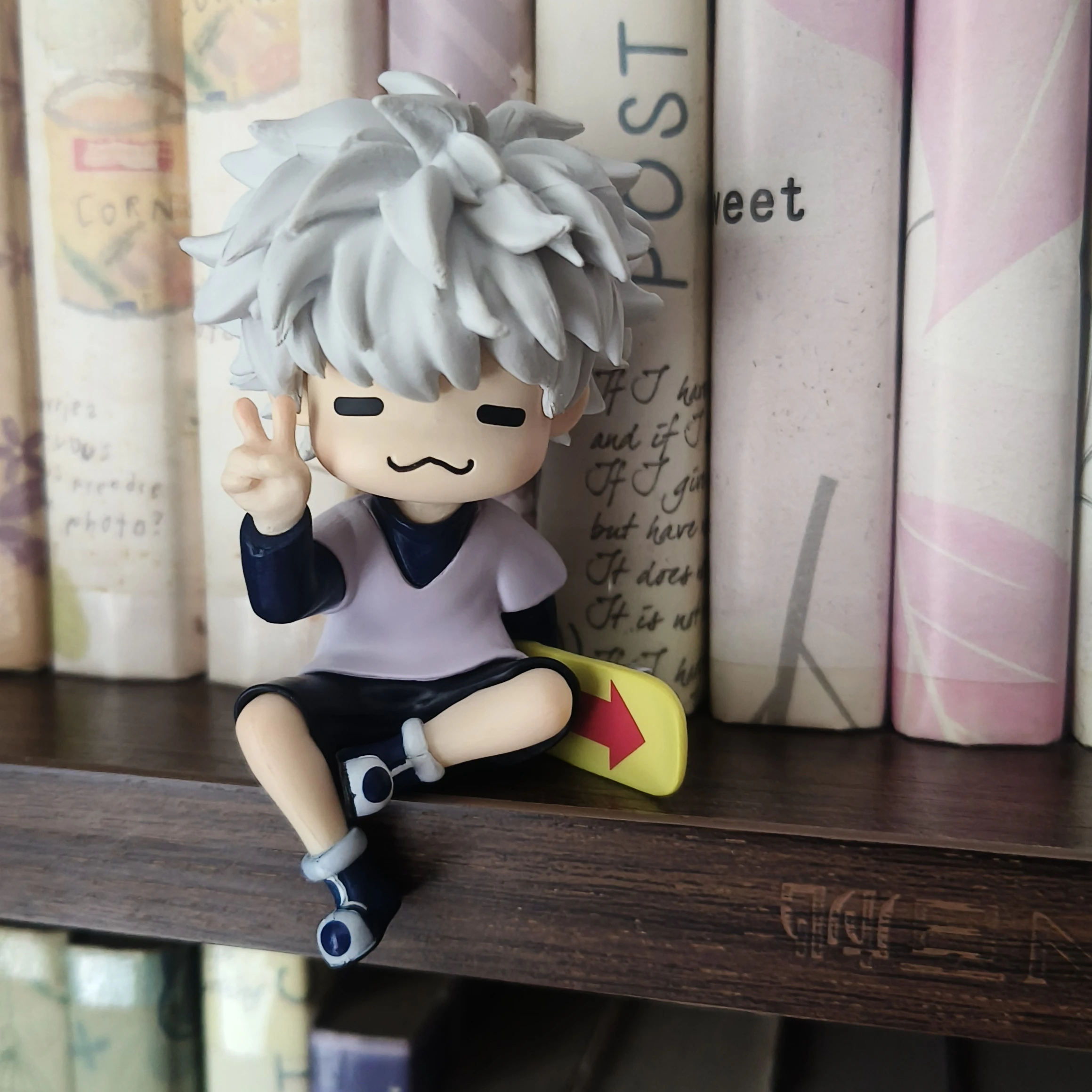 HUNTERxHUNTER dessin animé Q-Version chat KILLUAZAOLDYECK Anime figure poupée jouets bureau ornement décor recueillir modèle Garage Kit cadeaux