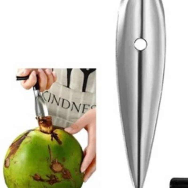 Stainless Steel Coconut Opener Tool T Shaped Puncher For Coconuts Easy Safe Drilling