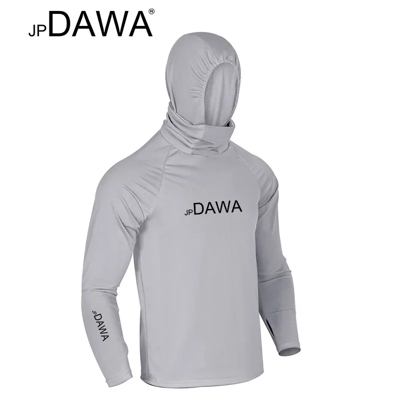 JP Dawa roupa de proteção solar masculina, roupa de pesca ao ar livre, anti-mosquito, caminhada respirável, novo verão