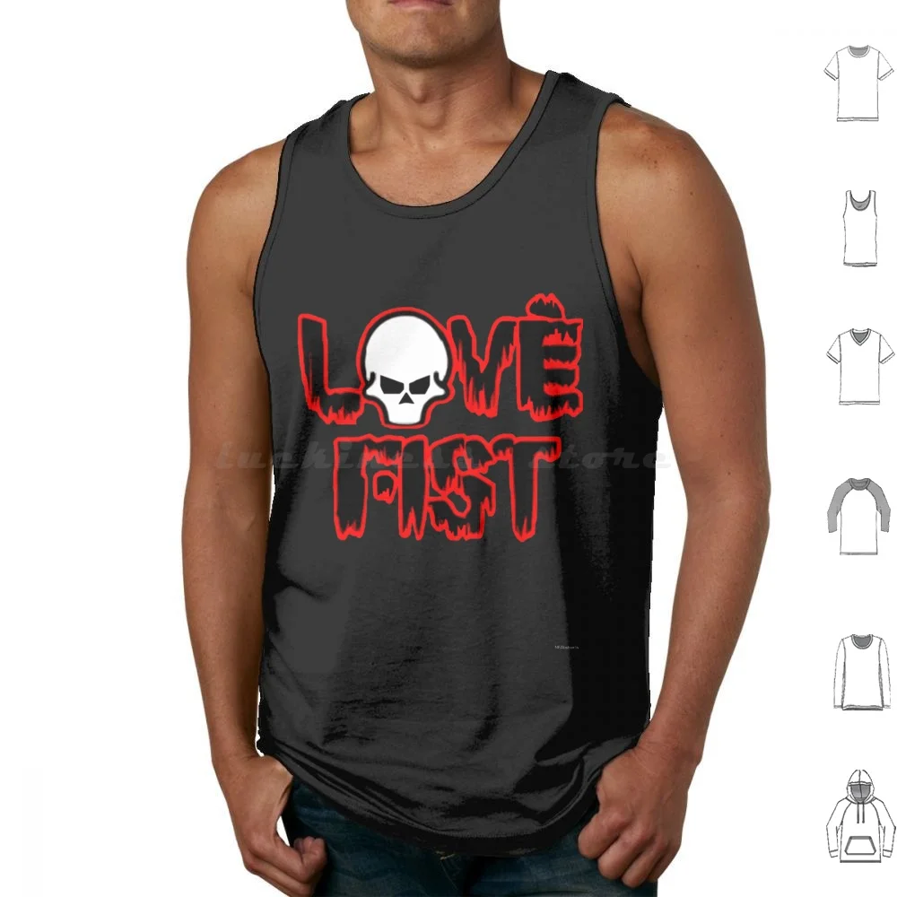 Love Fist Band Tank Tops Vest Sleeveless Games Grand Theft Auto Game 5 Video Games V Gamer Gaming Classics Vc Games