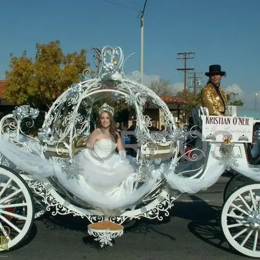 

White wedding horse carriage manufacturer