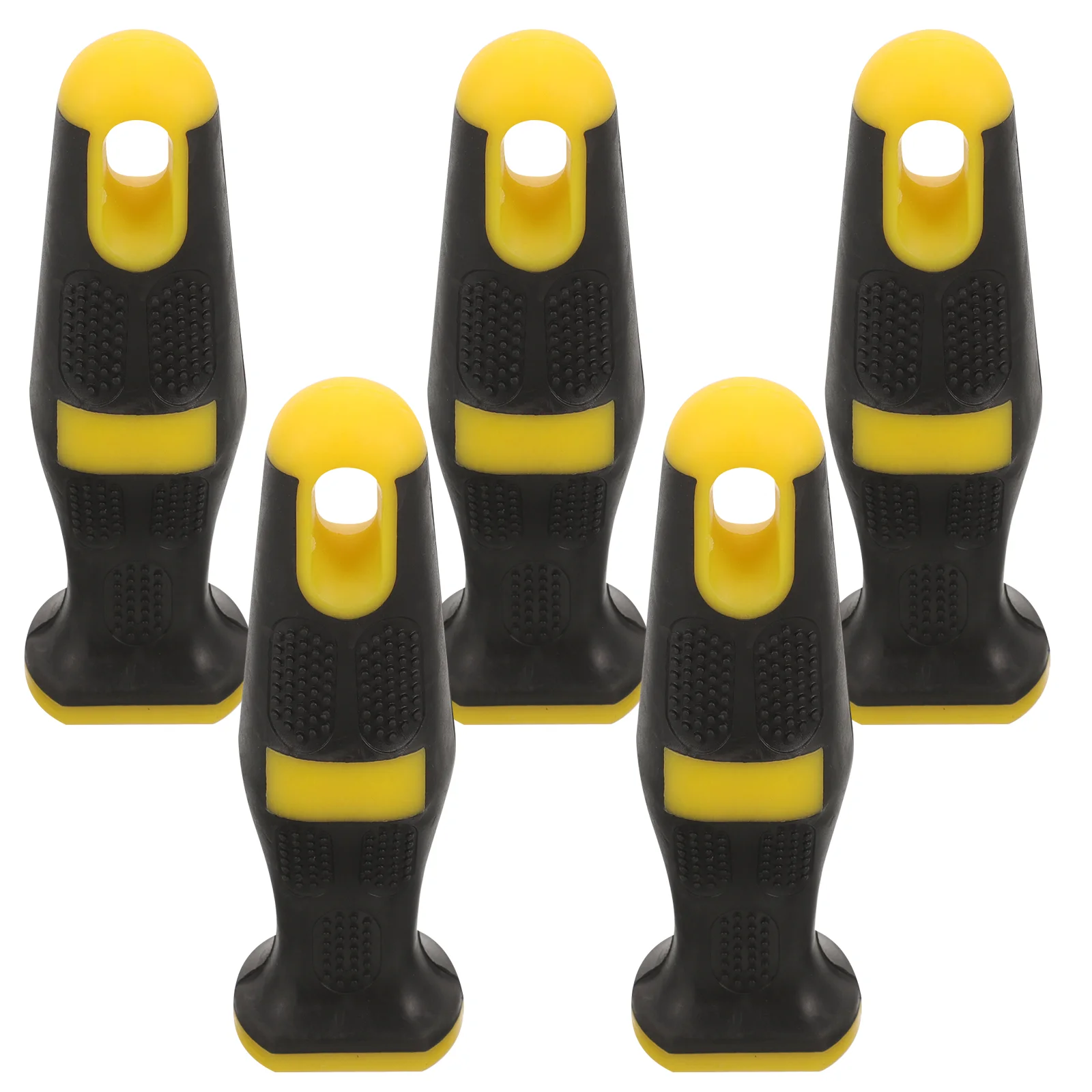 

5 Pcs File Handle Ergonomic Grip Non-skid Odorless Universal Replacement Tpr Tool