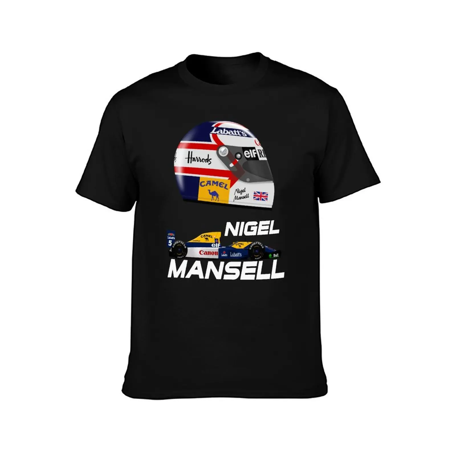 Nigel Mansell 1992 - Williams f1 - Williams FW14b T-Shirt quick-drying quick drying men workout shirt