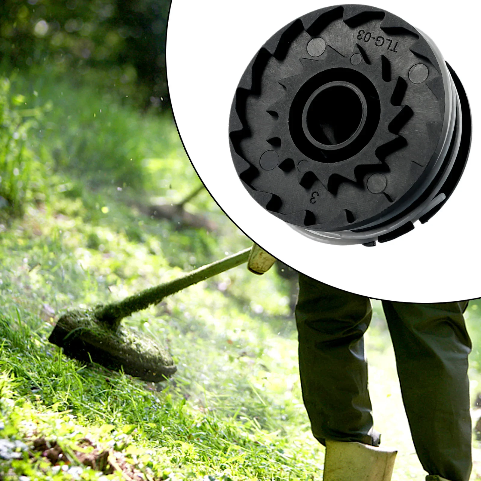 String Trimmer Spool For Bosch ART 24/27/30/30-36 Li Trimmer Replacement 6m Line Spool - F016800351Garden Power Tool Accessori