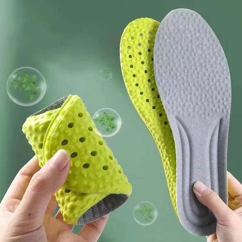 Thickened Breathable Sweat-Absorbent And Anti-Odor Soft-Soled Sports Insoles