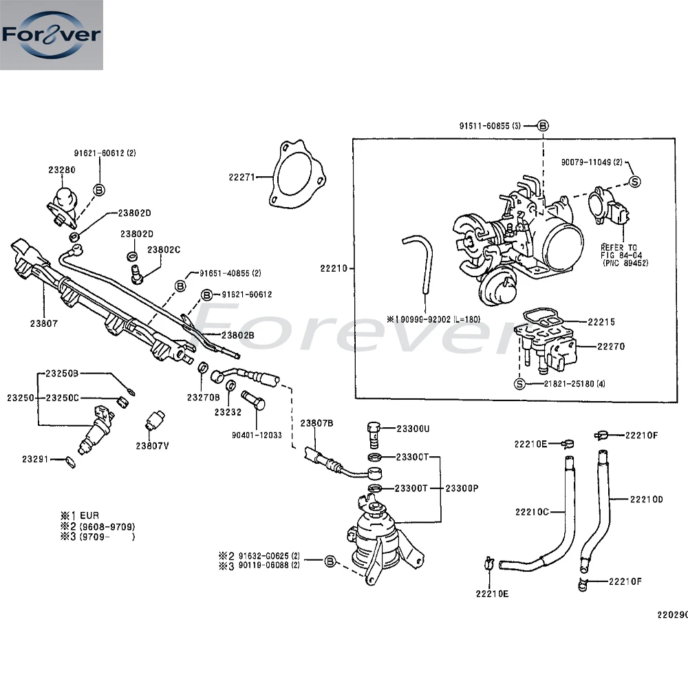 20 قطعة Toyot-a Lexu-s حاقن الوقود مجموعة سدادات جديدة 1979-2013 23291-41010 OEM