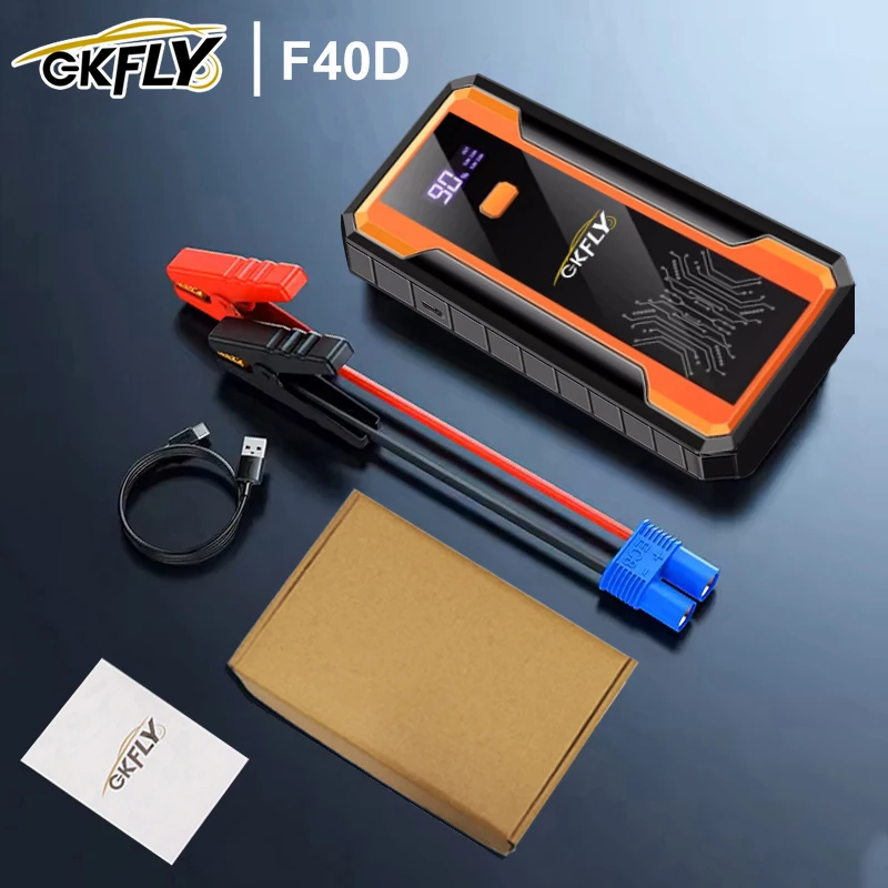 GKFLY 4000A/8000A Car Jump Starter Power Bank 12V Car Battery Booster Charger for Petrol Diesel Cars Emergency Starting Device