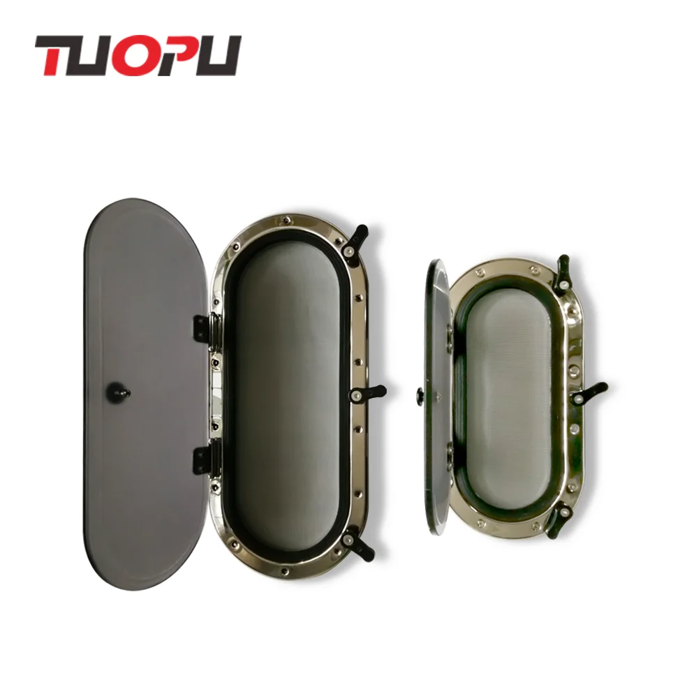 Marine Fitting Stainless Steel 316 Round Shape Window Yacht Portlight Skylight Round windows with Fly Screen