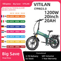 Vitilan 7 Pro 3.0 Foldable Adult Electric Bike,women's ebike 750W Motor, 48V20Ah Battery 20 Inch Men's Electric Bicycle
