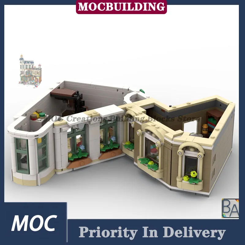 

Конструктор MOC: Модель городской архитектуры, продуктовый магазин, кинотеатр, коллекционные игрушки, подарки