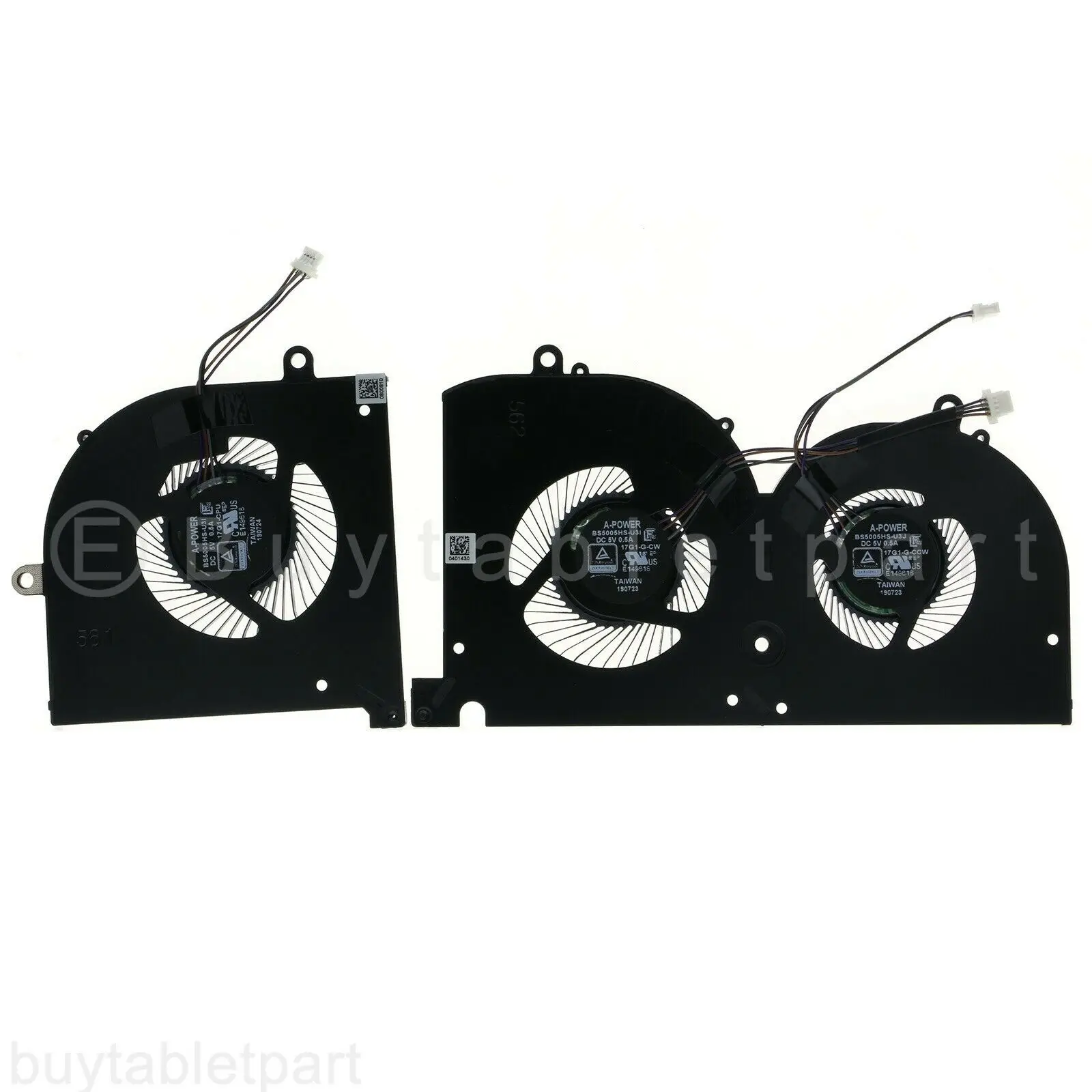 

NEW CPU+GPU Cooling Fan For MSI GS75 Stealth P75 Creator MS-17G1 MS-17G2