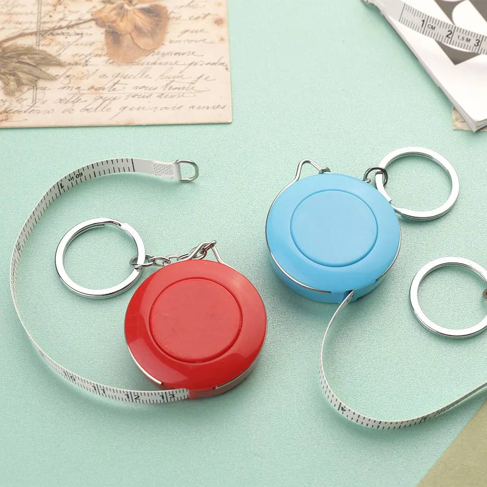 Fniiva 1/5pcs 150cm Tape Measure Portable Soft Measuring Tool Flexible Ruler Sewing Tailor Office Measure Waist Measure