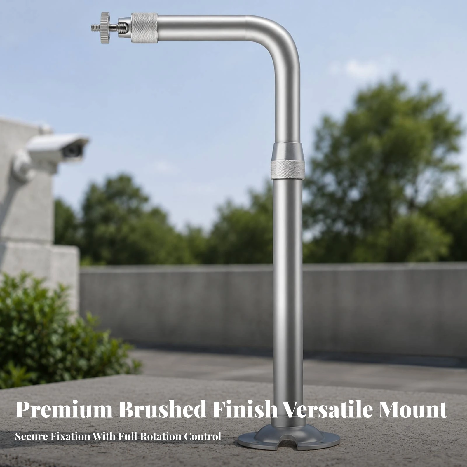 Surveillance Camera Bracket with Mounting Base Adjustable CCTV Camera Mounting Bracket Hardware Telescopic Universal