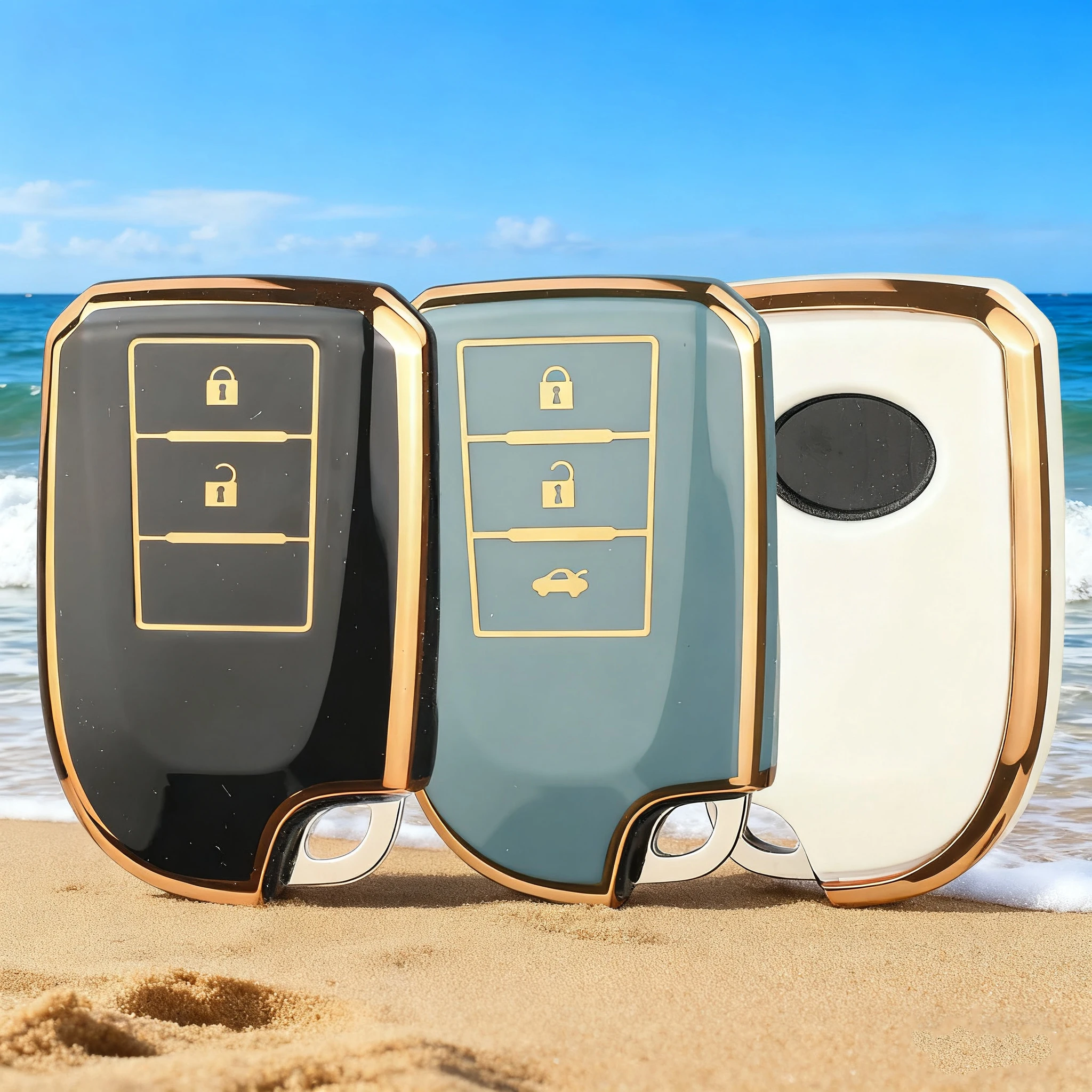 

Jingyuqin 2/3, новый чехол для автомобильного ключа из ТПУ для Toyota Zhixuan X Vios FS Zhixiang Weisha Fenglanda, держатель для брелока