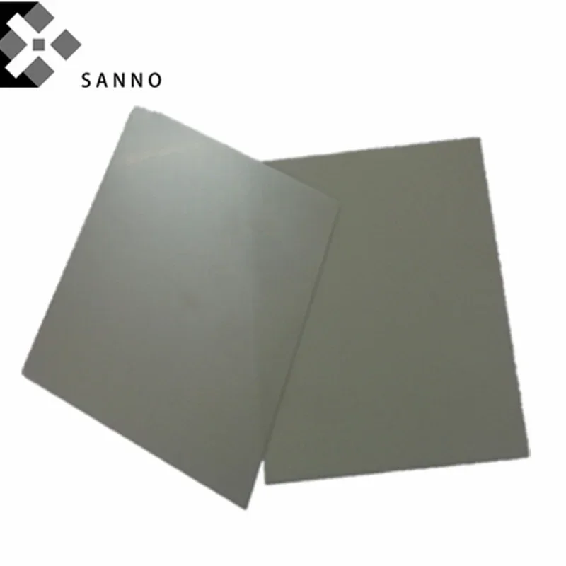 50pcs 114x114x1mm Customized Aluminum Nitride ALN Insulated Ceramic Plates Thickness Ceramic Substrate Sheet