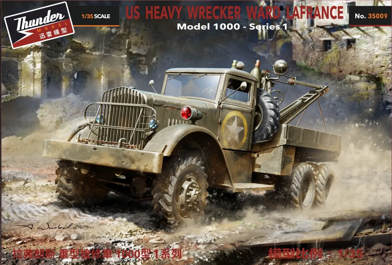 

Модель Thunder TM35009 1/35 Тяжелый Wrecker Ward LaFrance M1000 США серии 1.