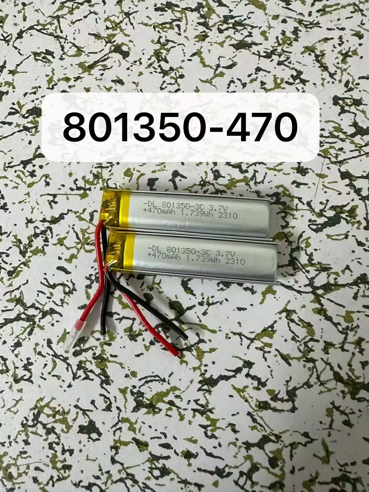buy more will cheap 801350 polymer lithium battery 3.7V 470mAh high-capacity intelligent lock lithium battery second-line