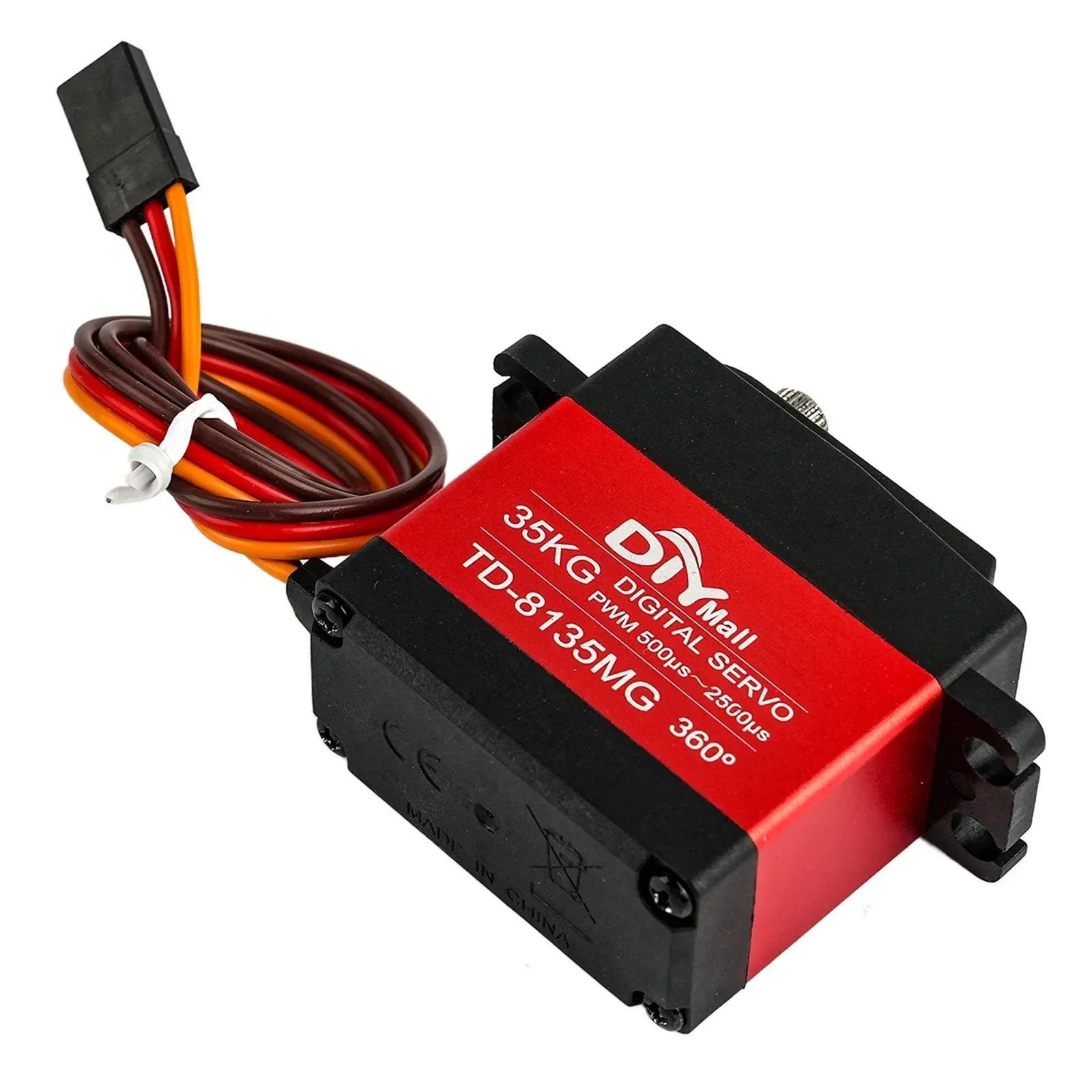 Servo RC resistente al agua de 35KG TD-8135MG Servo Digital de alto par 180/270/360 grados para coche trepador de control remoto barco avión PWM 500-2500usec