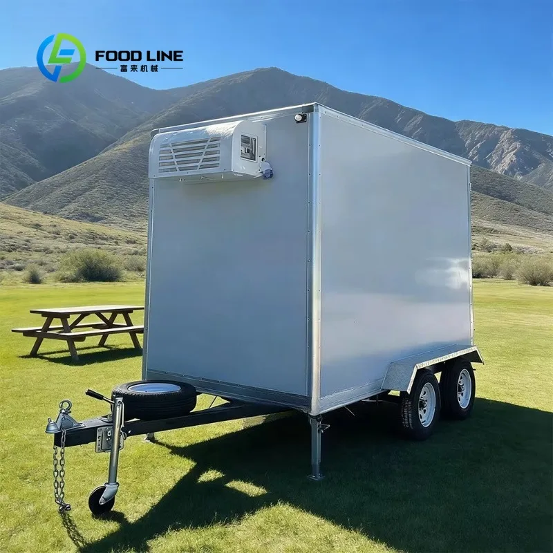 Customized Refrigerated Cargo Trailer With Dual Axle And High Efficiency Cooling System For Cold Chain Logistics Bulk Order Save
