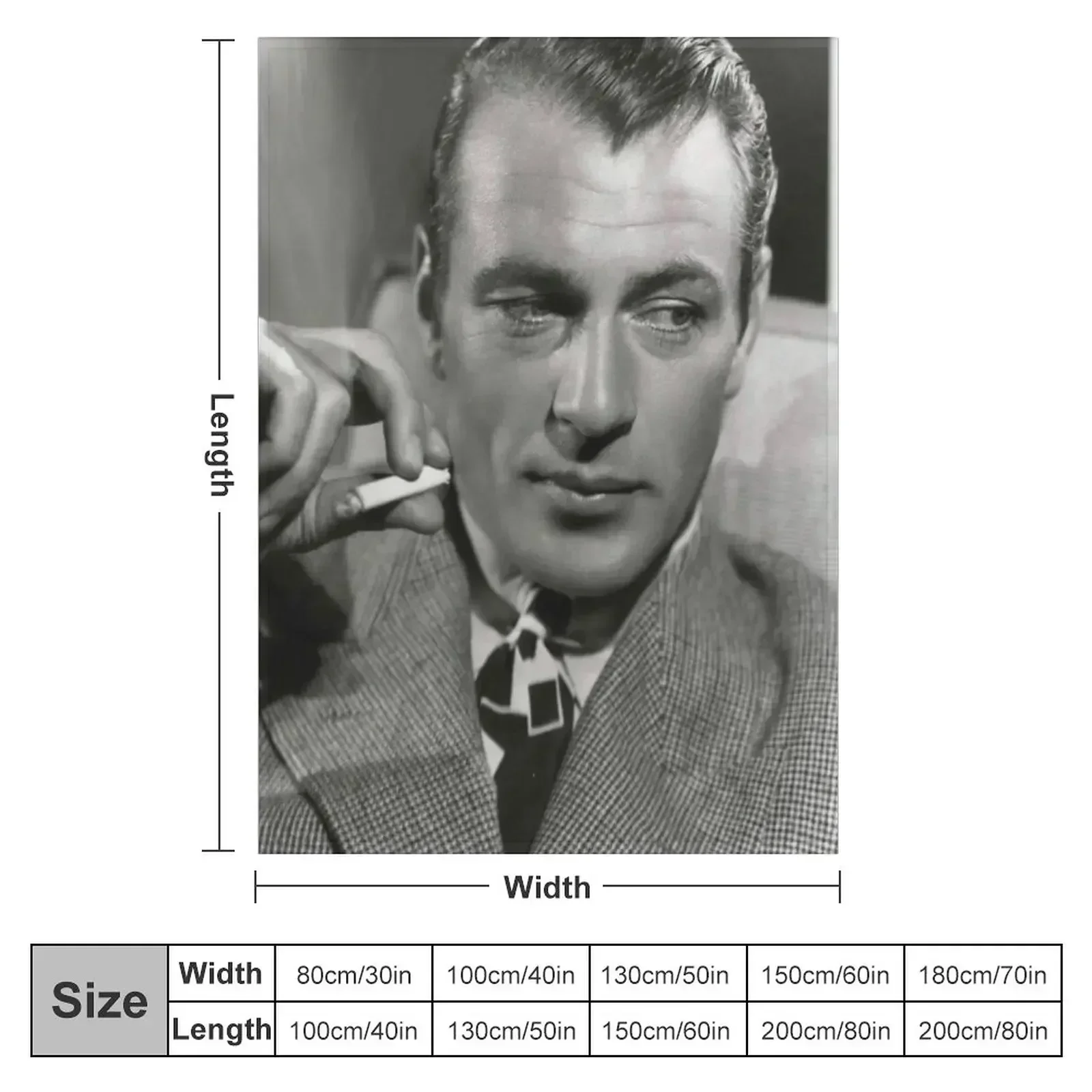 Gary Cooper cute Throw Blanket manga Beautifuls halloween Decorative Sofas Blankets