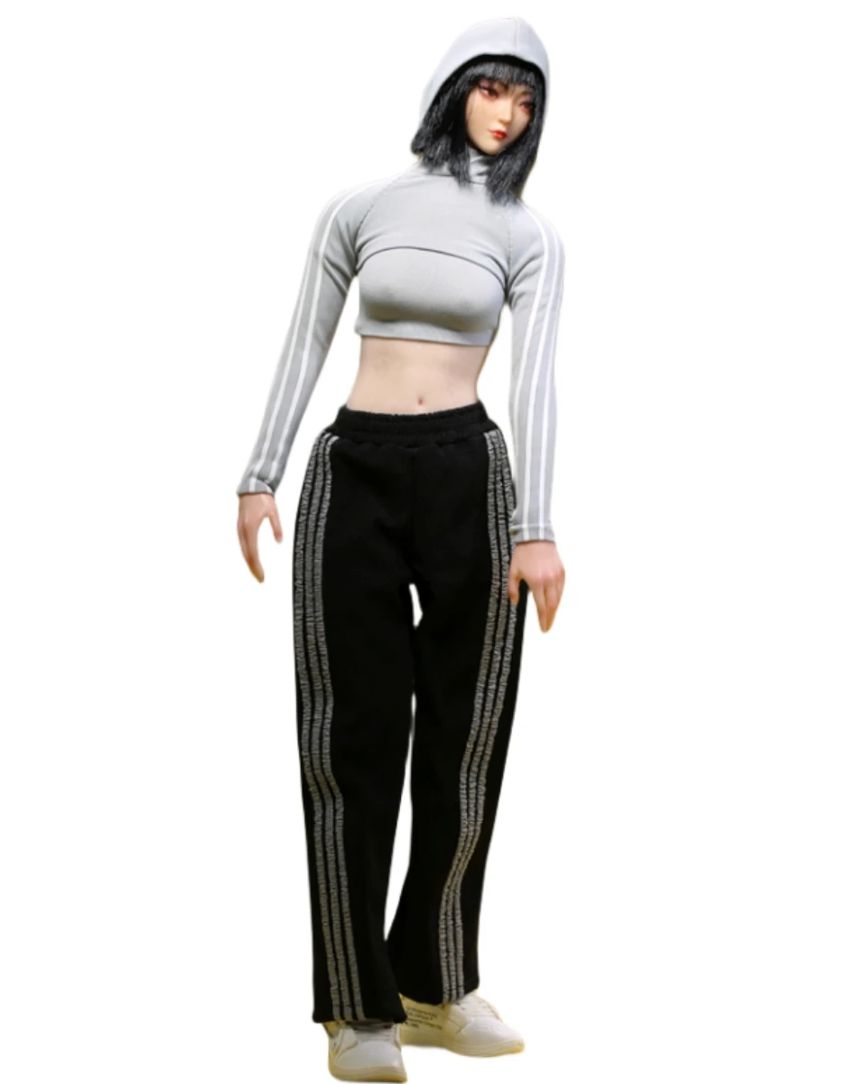 

HiPlay 1/6 Scale Figure Doll Clothes: Casual Sports Suit For 12-inch Collectible Action Figure Gray JO23X-15D