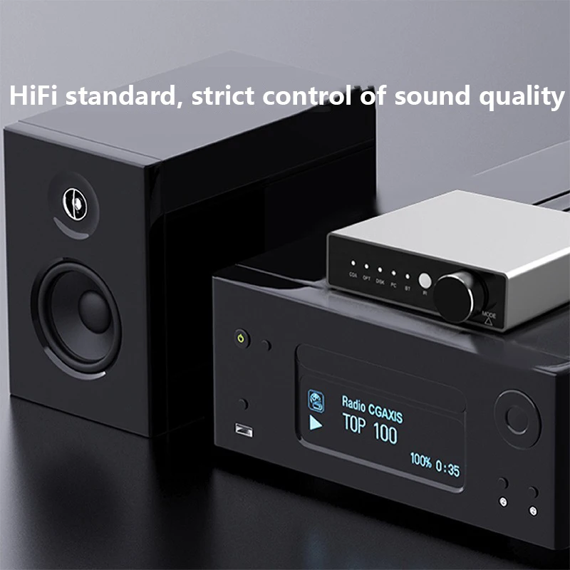 HIFI وحدة فك ترميز الصوت الرقمية بلوتوث 5.3 استقبال الصوت TDA1305T DAC ضياع مرحبا فاي الموسيقى القرص الدوار USB الرقمية البصرية محوري